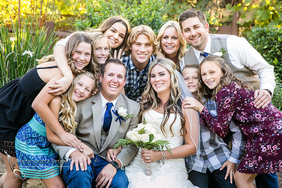 The Bride and Groom Nieces and nephews