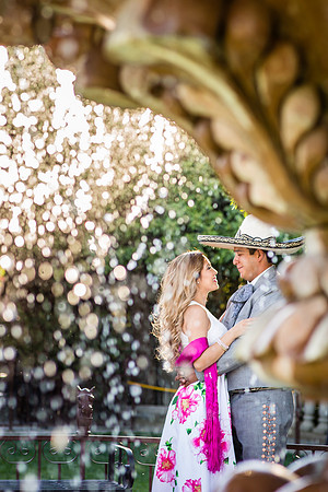 Engagement Photo by Menifee, Temecula, Fallbrook Wedding Photographer at Rancho R Los Agaves, Alfi and Angel