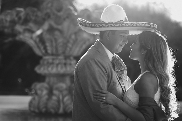 Engagement Photo by Menifee, Temecula, Fallbrook Wedding Photographer at Rancho R Los Agaves, Alfi and Angel
