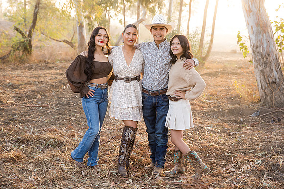 Three generations family photo in Riverside, California, Mariana's Family-160