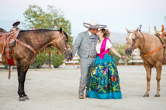 Engagement Photo by Menifee, Temecula, Fallbrook Wedding Photographer at Rancho R Los Agaves, Alfi and Angel