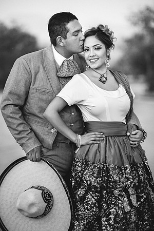 Engagement Photo by Menifee, Temecula, Fallbrook Wedding Photographer at Rancho R Los Agaves, Alfi and Angel