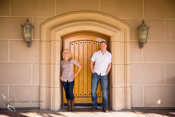 Engagement photo at South Coast Winery, California by Temecula Wedding Photography