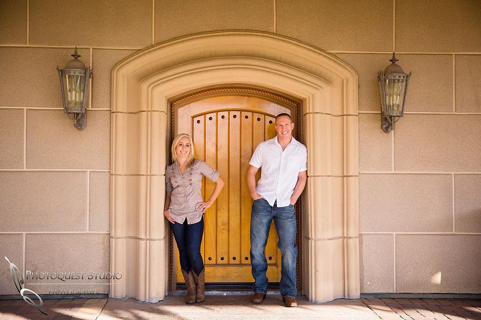 By your side at Engagement photo at South Coast Winery, California by Temecula Wedding Photographer