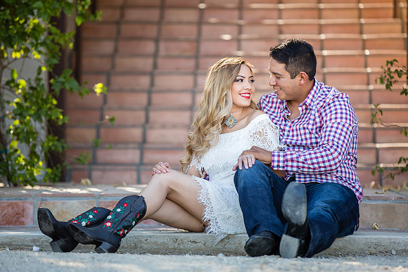 Engagement Photo by Menifee, Temecula, Fallbrook Wedding Photographer at Rancho R Los Agaves, Alfi and Angel