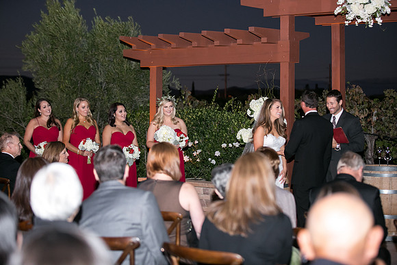 Beautiful wedding at Wiens Family Cellars Temecula Winery - Sarah & Shawn