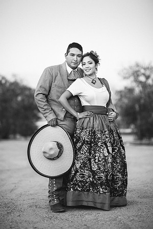 Engagement Photo by Menifee, Temecula, Fallbrook Wedding Photographer at Rancho R Los Agaves, Alfi and Angel
