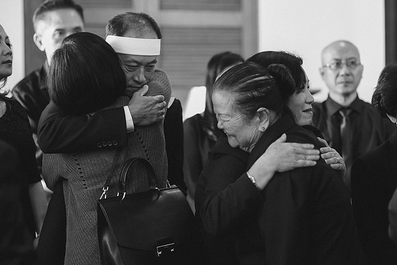 TL's Mom Funeral - B&W-133
