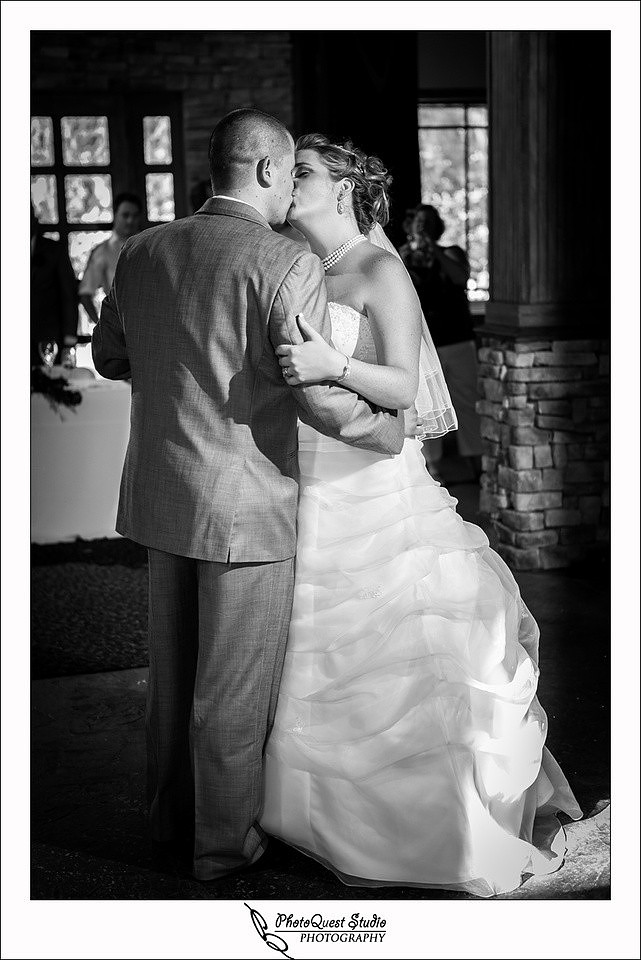 Longshadow Ranch Wedding Photography, Temecula Vineyard and Winery Wedding Photographer - PhotoQuest Studio, bride and groom kissing during first dance