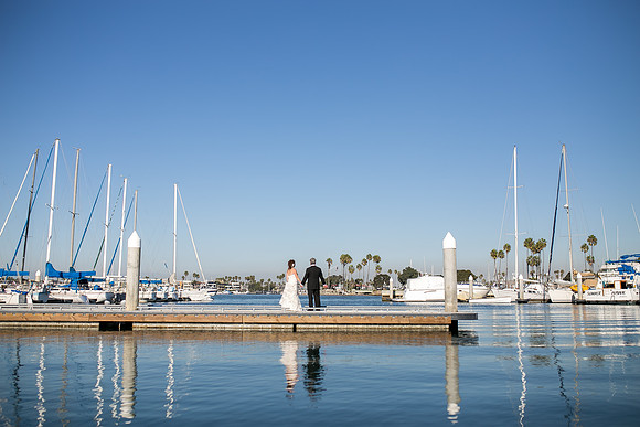 Long Beach, California Wedding, Alamitos Bay Yacht Club, by Orange County, Temecula Wedding Photographer - Bonnie & Jorge