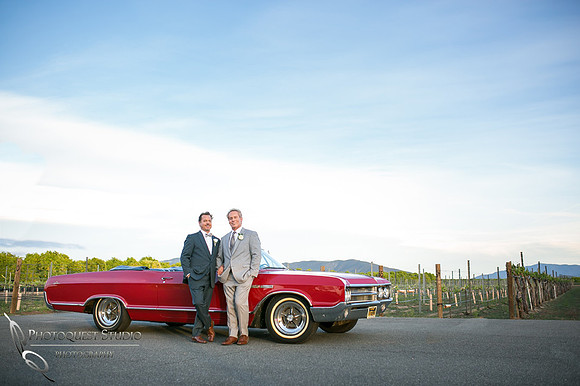 Got classic car by Photoquest Studio Photography, Temecula wedding photographer at Wiens Winery
