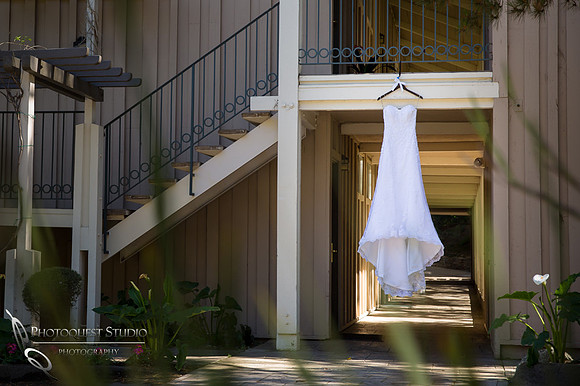 Wedding dress by Photograher in Fallbrook