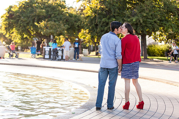Engagement at Balboa Park, San Diego by Temecula Wedding Photographer