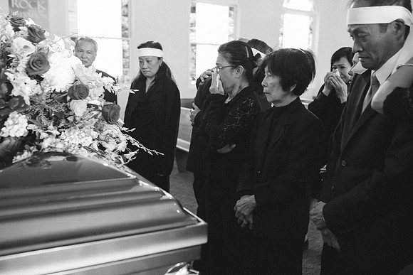 TL's Mom Funeral - B&W-157