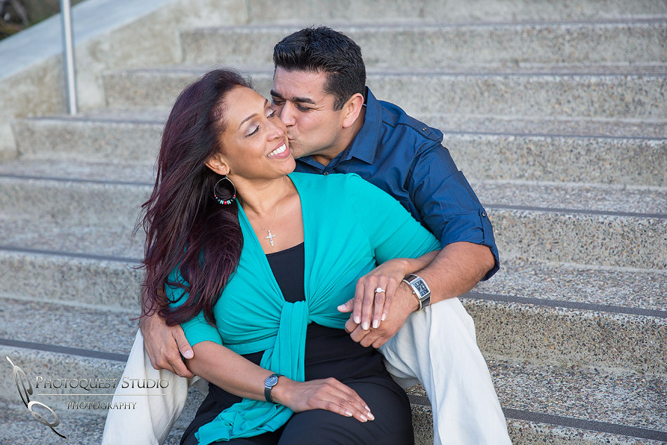 San Diego Convention Center, Gaslamp District Engagement Photo - Synthia & Mike