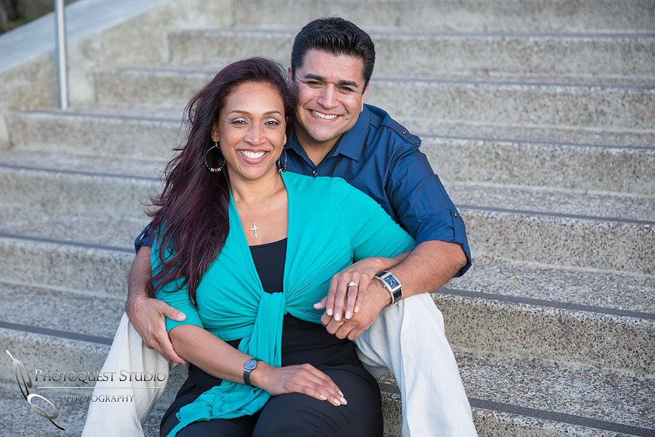 San Diego Convention Center, Gaslamp District Engagement Photo - Synthia & Mike