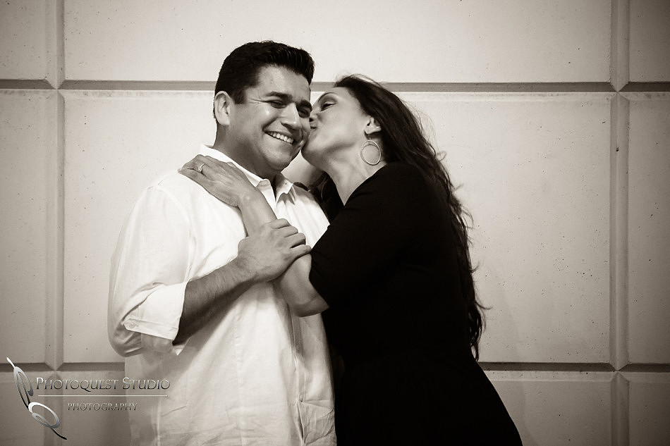 San Diego Convention Center, Gaslamp District Engagement Photo - Synthia & Mike