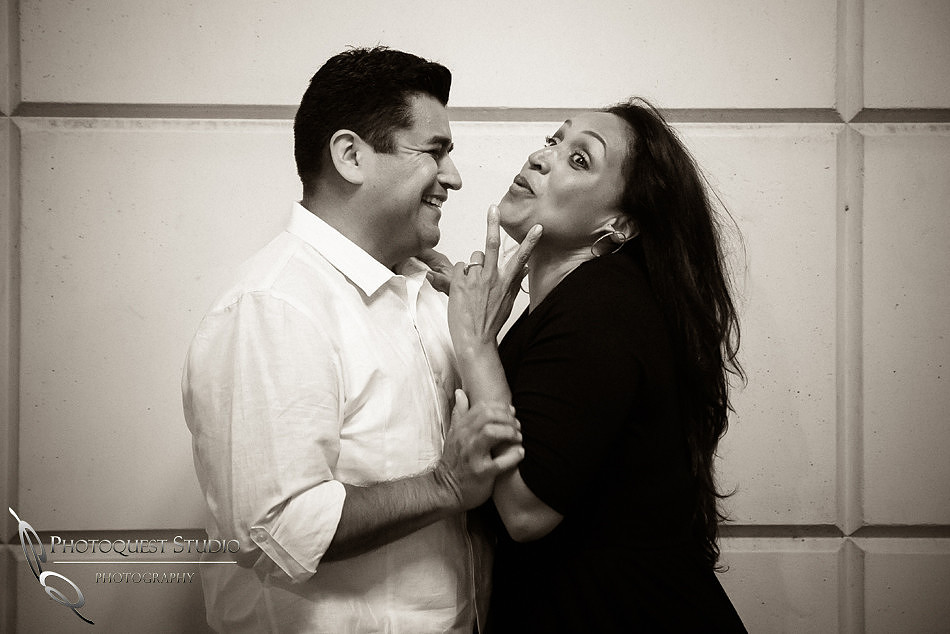 San Diego Convention Center, Gaslamp District Engagement Photo - Synthia & Mike