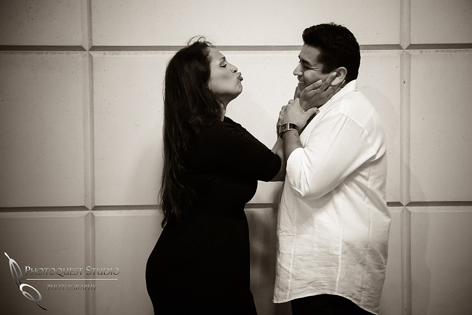 San Diego Convention Center, Gaslamp District Engagement Photo - Synthia & Mike