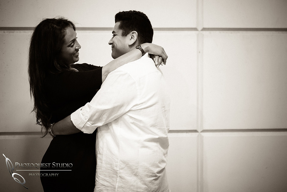 San Diego Convention Center, Gaslamp District Engagement Photo - Synthia & Mike