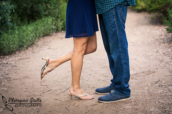 Fallbrook San Diego Outdoor Engagement Stone Garden Wedding Kristina and Cam