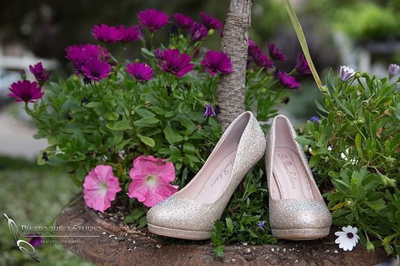 Wedding shoes photo at Pala Mesa Resort Fallbrook by Temecula Wedding Photographer