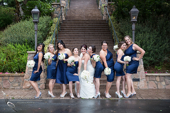 Bride & her bridesmaid at Pala Mesa Resort Fallbrook by Temecula Wedding Photographer