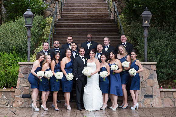 The bridal party at Pala Mesa Resort Fallbrook by Temecula Wedding Photographer