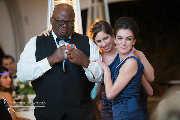 Bestman cry during speech at Pala Mesa Resort Fallbrook by Temecula Wedding Photographer