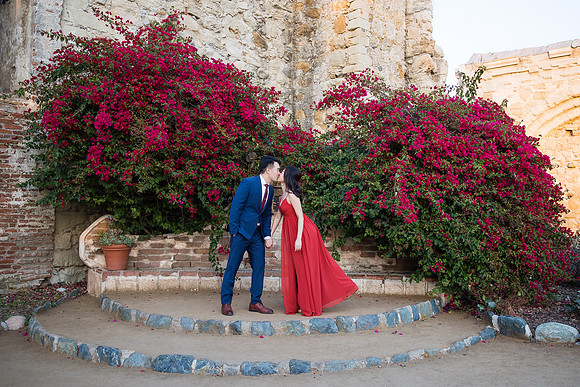 mission san juan capistrano engagement orange county wedding photographer-29