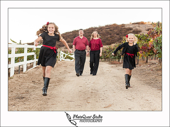 Beautiful Family Photo at Longshadow Ranch Winery by Menifee, Temecula Wedding & Event Photographer