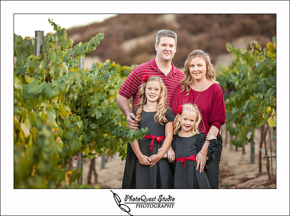 Beautiful Family Photo at Longshadow Ranch Winery by Menifee, Temecula Wedding & Event Photographer