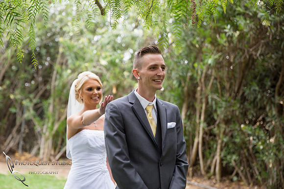 1st look at the Orchard, Wedgewood Wedding in Menifee by Temecula Wedding Photographer