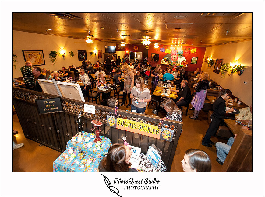 Arts Council Menifee &amp; Pride of Menifee Race Team,  "Dia Del Los Muertos" fundraiser evening at Provecho Grill photograph by Menifee event &amp; wedding photographer of PhotoQuest Studio, Photography.