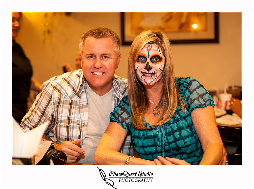 Arts Council Menifee &amp; Pride of Menifee Race Team,  "Dia Del Los Muertos" fundraiser evening at Provecho Grill photograph by Menifee event &amp; wedding photographer of PhotoQuest Studio, Photography.
