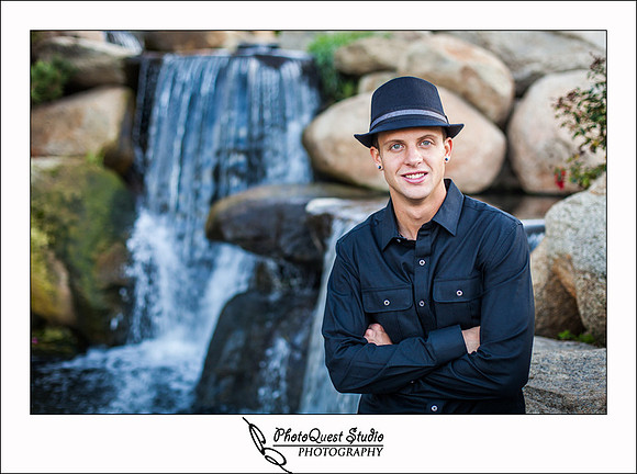Family Photography at Redhawk Waterfall in Temecula