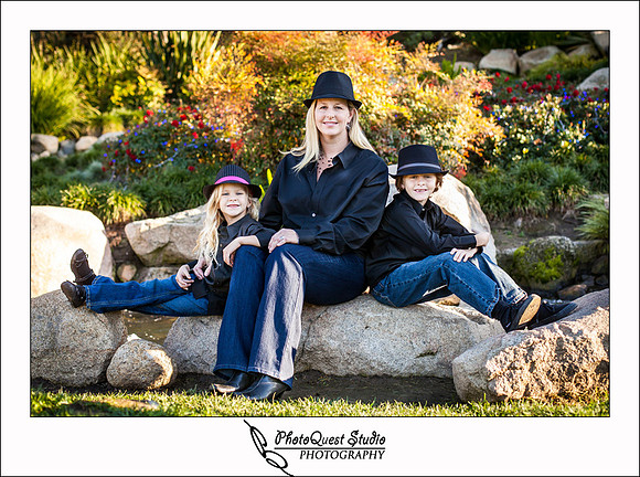 Family Photography at Redhawk Waterfall in Temecula