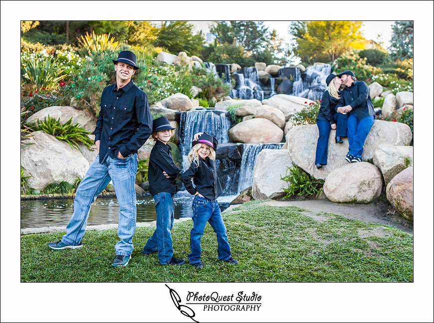 Family Photography at Redhawk Waterfall in Temecula by Temecula, Menifee Wedding &amp; Events Photographer of PhotoQuest Studio, Photography