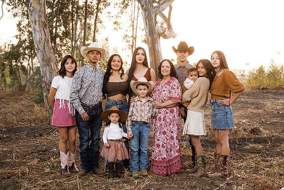 Three generations family photo in Riverside, California, Mariana's Family-246