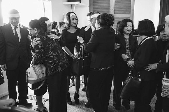 TL's Mom Funeral - B&W-128