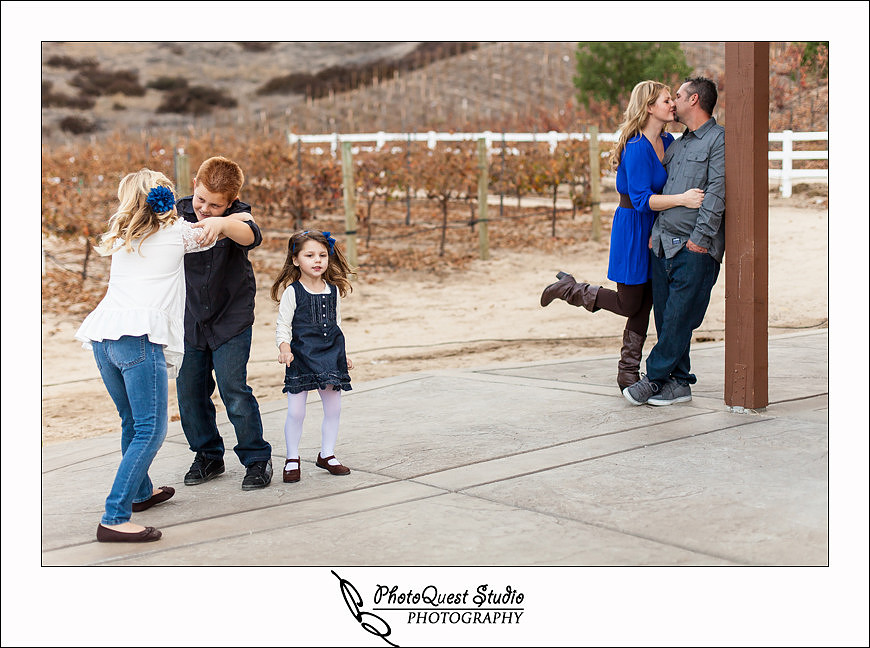 Temecula Wedding Photographer - Family Photo Session of the Scarpine Family at Longshadow Ranch Winery