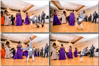Flipping on dance floor at Castaway Golf Club by LA Wedding Photographer