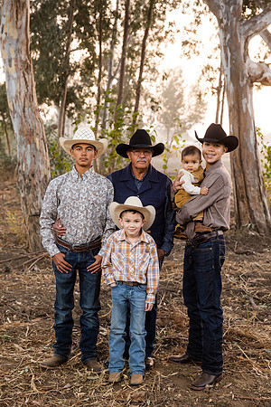 Three generations family photo in Riverside, California, Mariana's Family-249