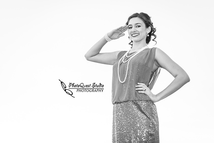 High School Senior photos session of beautiful Latina Teen from Menifee, California - Miss Isabel Donadio.  Location: Paloma Valley High School, Menifee, CA.  Photography: PhotoQuest Studio - Menifee Wedding, Family and Event Photographer, salute with a smile