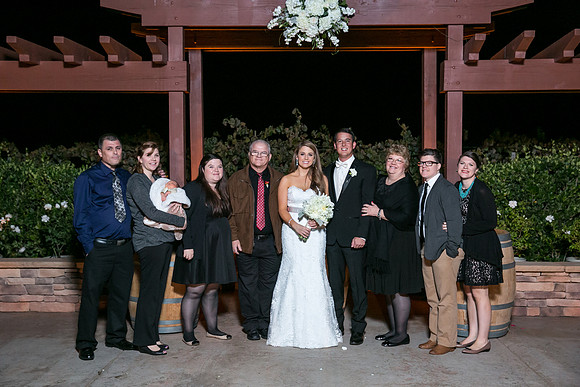 Beautiful wedding at Wiens Family Cellars Temecula Winery - Sarah & Shawn