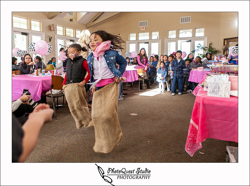 Lake Harveston Lakehouse Birthday Party by Temecula, Menifee, Murrieta Wedding Photographer - PhotoQuest Studio, Photography - jumping bag racing