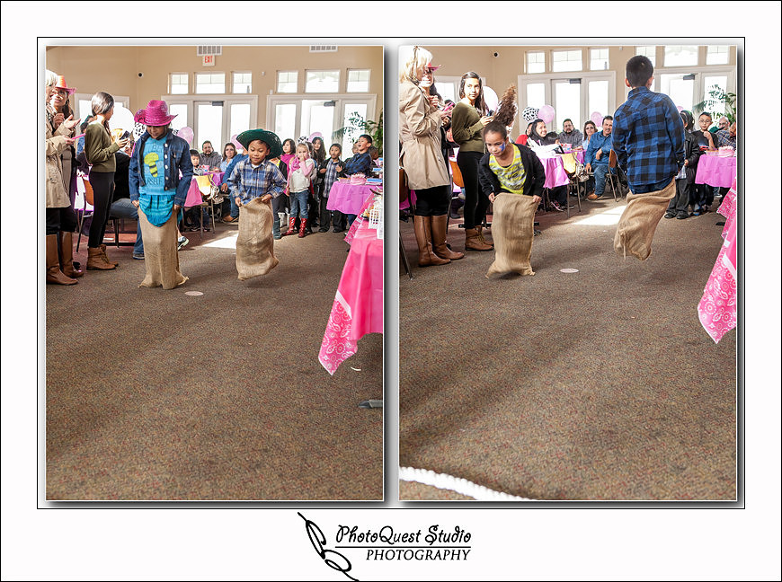 Lake Harveston Lakehouse Birthday Party by Temecula, Menifee, Murrieta Wedding Photographer - PhotoQuest Studio, Photography - kids flying with jumping bag racing