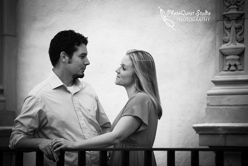 Balboa Park Engagement by Temecula Wedding Photographer of PhotoQuestStudio