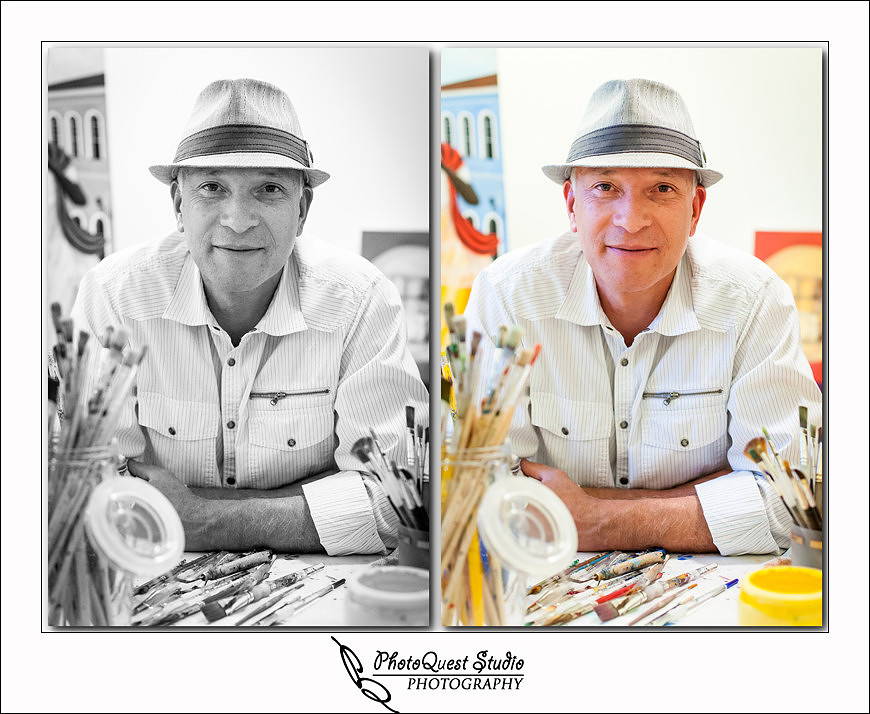 Luciano Paesani - The Artist Portrait by Temecula, Menifee, Murrieta Wedding Photographer - PhotoQuest Studio, Photography