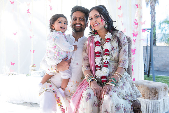 beautiful indian family little butterfly babyshower pooja parth-356